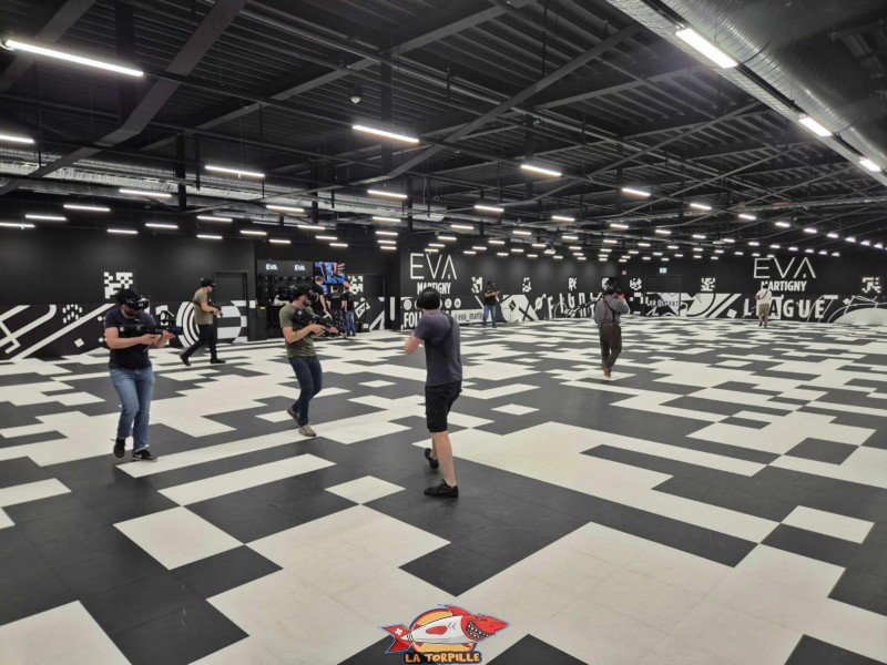 L'arène de jeux de 500 m².