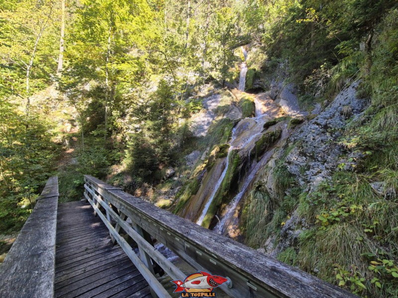 Le Gore Virat depuis la passerelle inférieure.