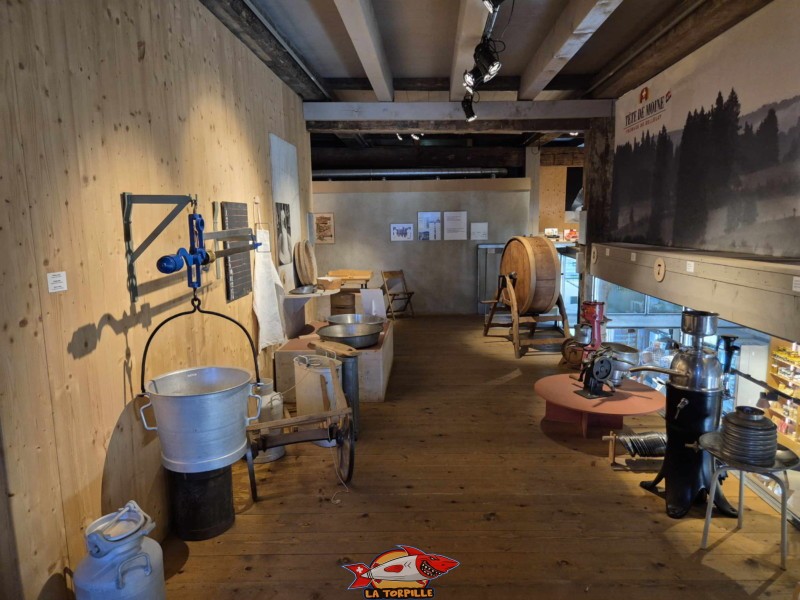 Étage ouest. La Maison de la Tête de Moine, Bellelay, Jura bernois.