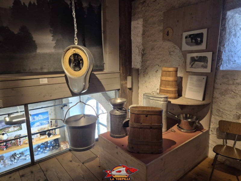 Étage ouest. La Maison de la Tête de Moine, Bellelay, Jura bernois.