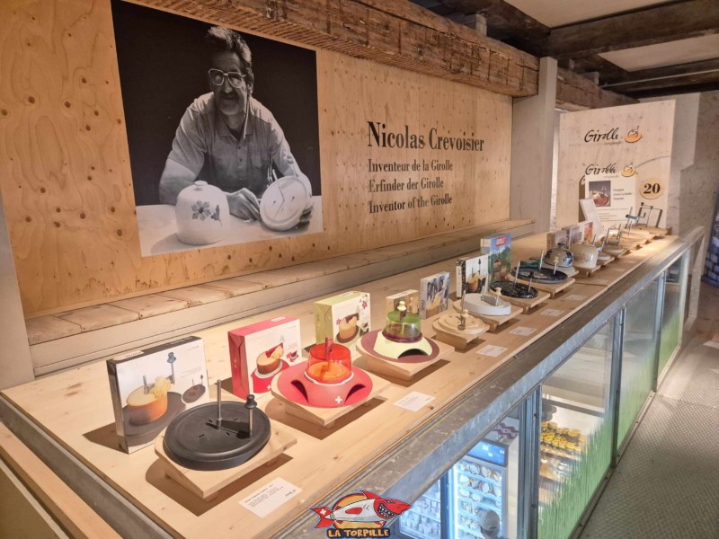 Passerelle Girolle. La Maison de la Tête de Moine, Bellelay, Jura bernois.