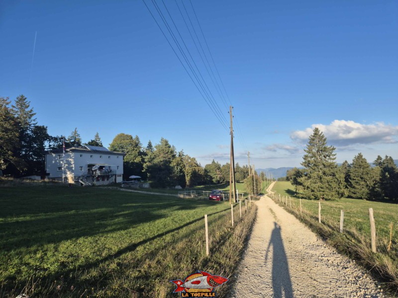 La route d'accès à la tour de Moron.