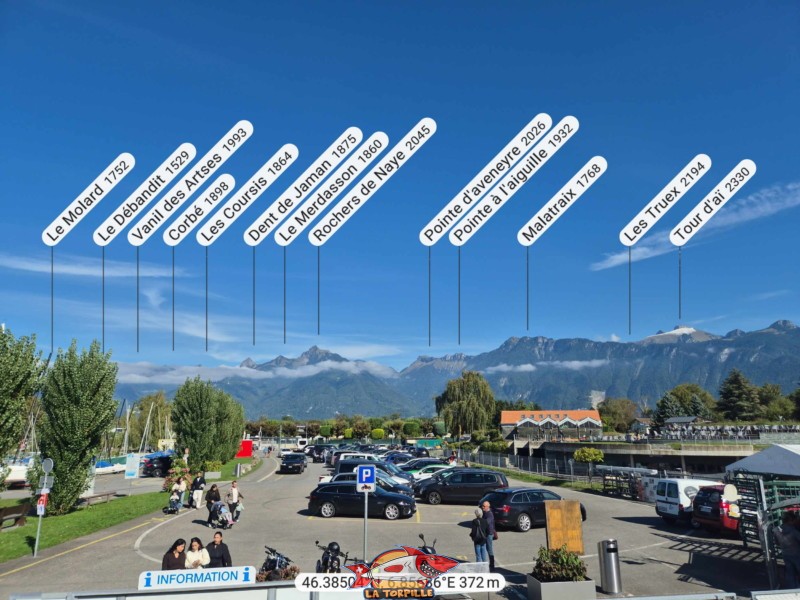 La vue direction nord-est depuis Swiss Vapeur Parc. La Dent de Jaman, les Rochers de Naye, la tour d'Aï. Tarifs, Swiss Vapeur Parc, Le Bouveret, canton du Valais. La vue direction nord-est depuis Swiss Vapeur Parc. La Dent de Jaman, les Rochers de Naye, la tour d'Aï. Tarifs, Swiss Vapeur Parc, Le Bouveret, canton du Valais.