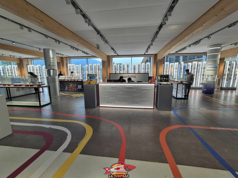 Le musée Planet Swatch. Cité du Temps, Bienne.