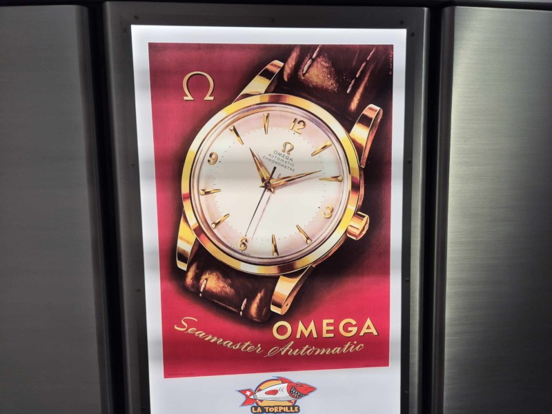 La fameuse "Seamaster" au milieu du 20e siècle. Omega Museum, Bienne.