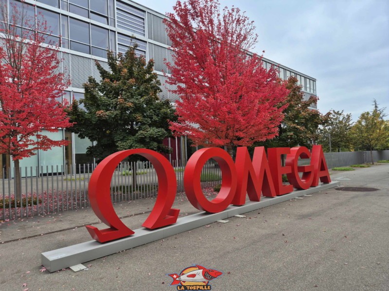 Le logo d'Oméga.