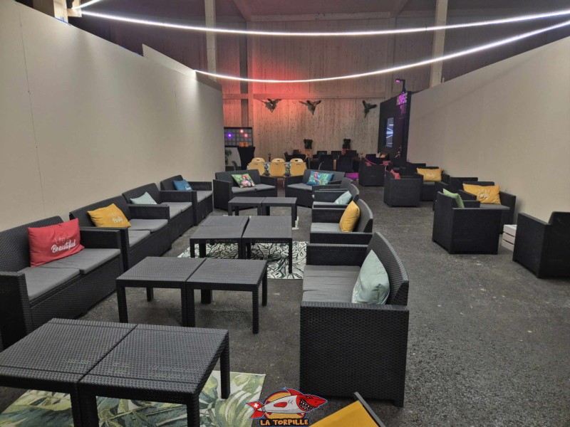 L'emplacement du HouseBar. Fun House, Forum Fribourg, Granges-Paccot.