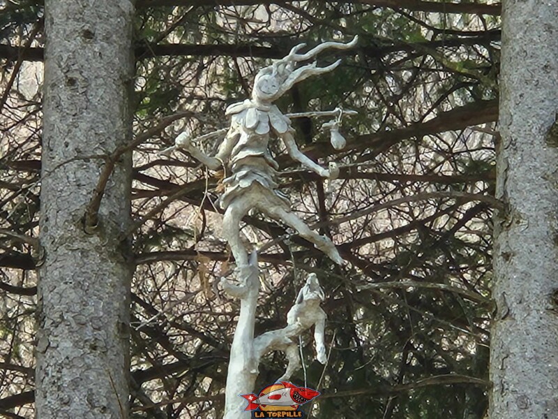 Gros plans, grande citadelle de François Monthoux, Bière. Le fou et son chien.