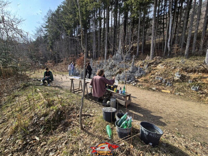 La table de travail de François Monthoux. Grande Citadelle de François Monthoux, Bière.