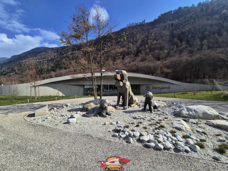 L'entrée de Barryland.