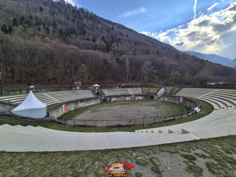 L'amphitéâtre romain de Martigny.
