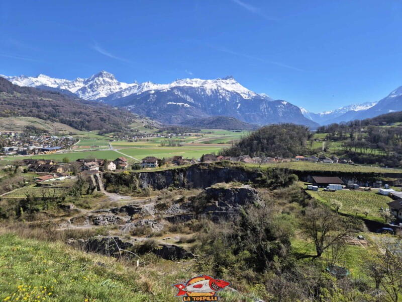 L'ancienne carrière de St-Triphon. L'ancienne carrière de St-Triphon.