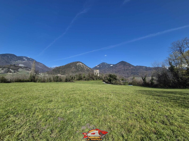 Photo du côté sud de la tour de St-Triphon.