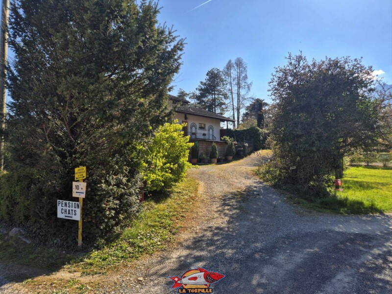 L'entrée du Jardin botanique. St-Triphon