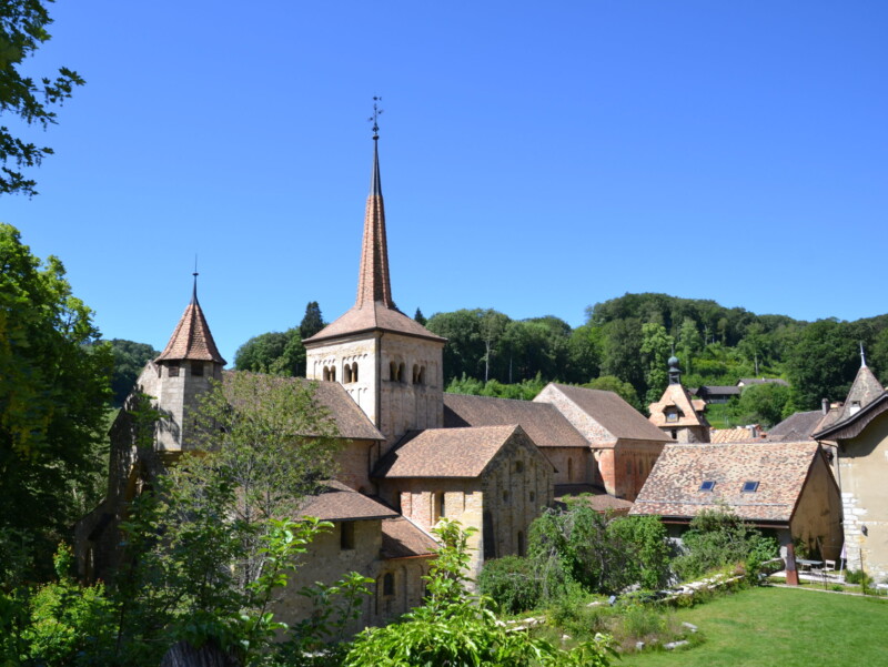 L'abbatiale de Romainmôter.