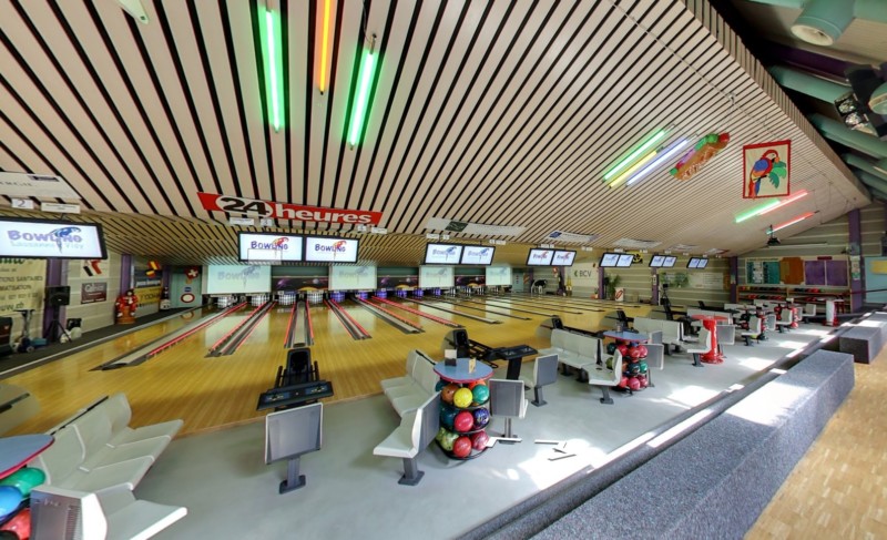 La salle de bowling.