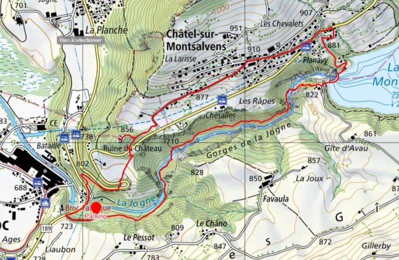 Boucle par Châtel-sur-Montsalvens