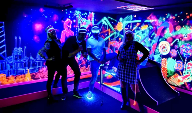 Le minigolf Rollers de Genève.
