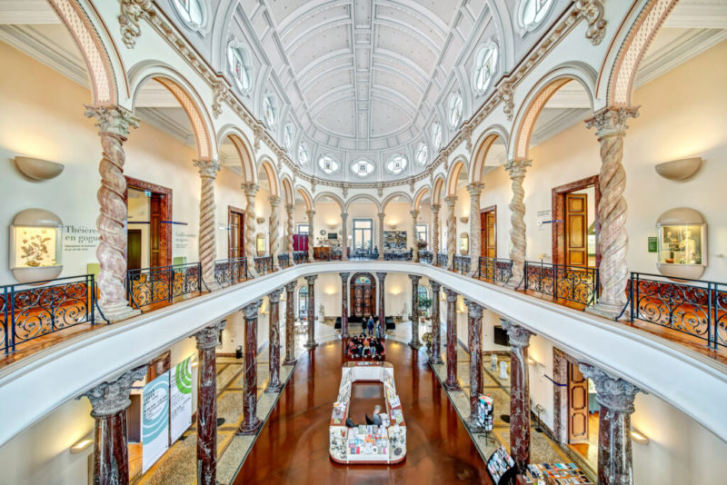 L'intérieur du musée.