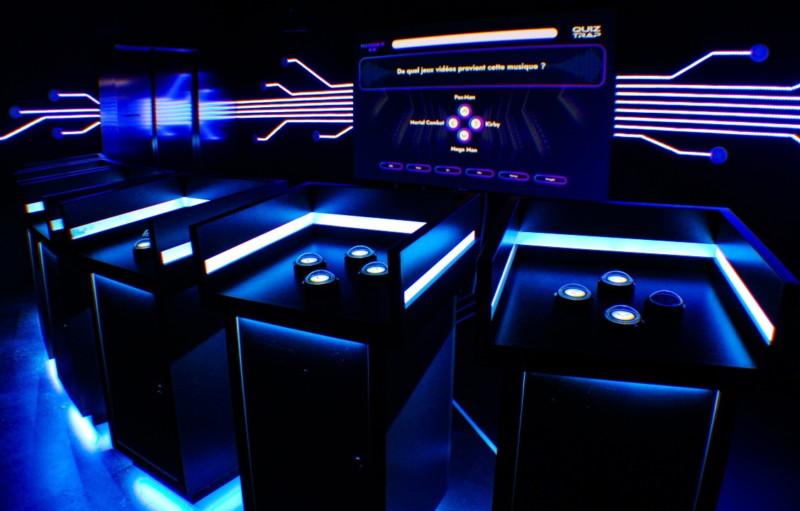 La quiz room Quiz Trap.