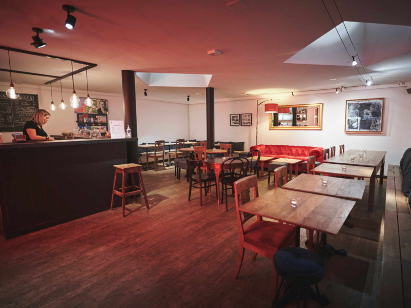 La cafétéria. Théâtre le Crève-Cœur, Cologny