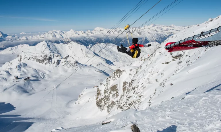 ⚡ Mont 4 Zipline – Tyrolienne du Mont-Fort