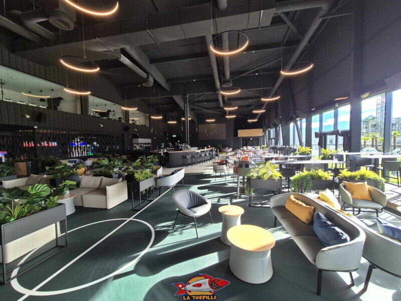 Le restaurant de Magic Parc.