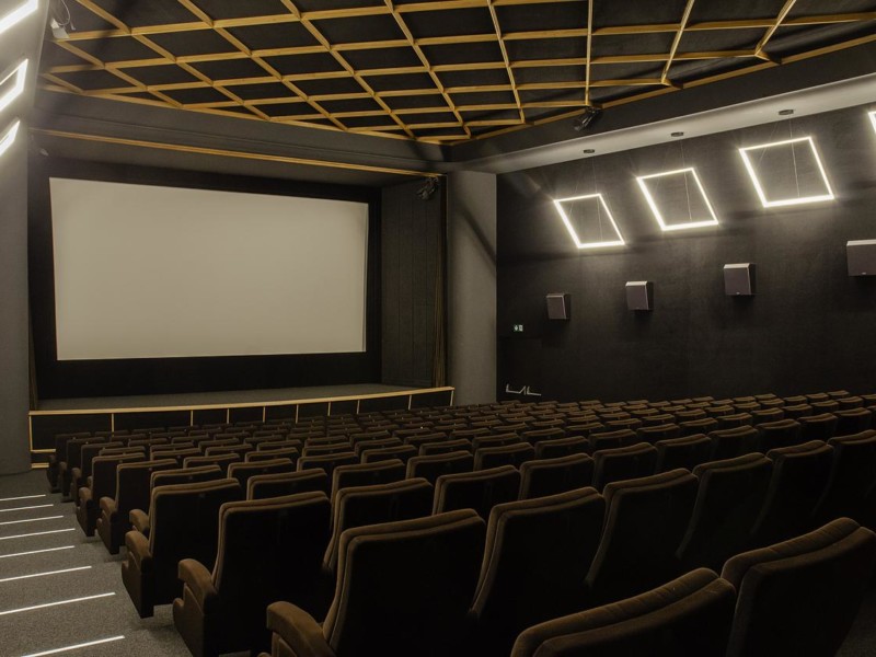 La salle de projection de 200 places, cinéma d'echallens