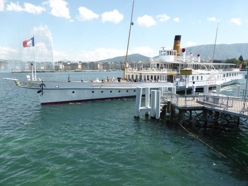 Le débarcadère CGN de Genève Paquis.