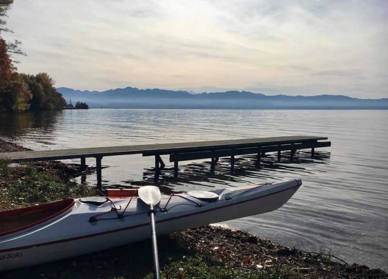 Un kayak à Allamand Paddle Spot