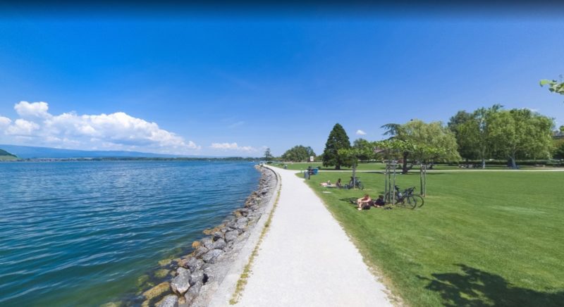 "Côté Plage" à Morat au bord du lac de Morat.