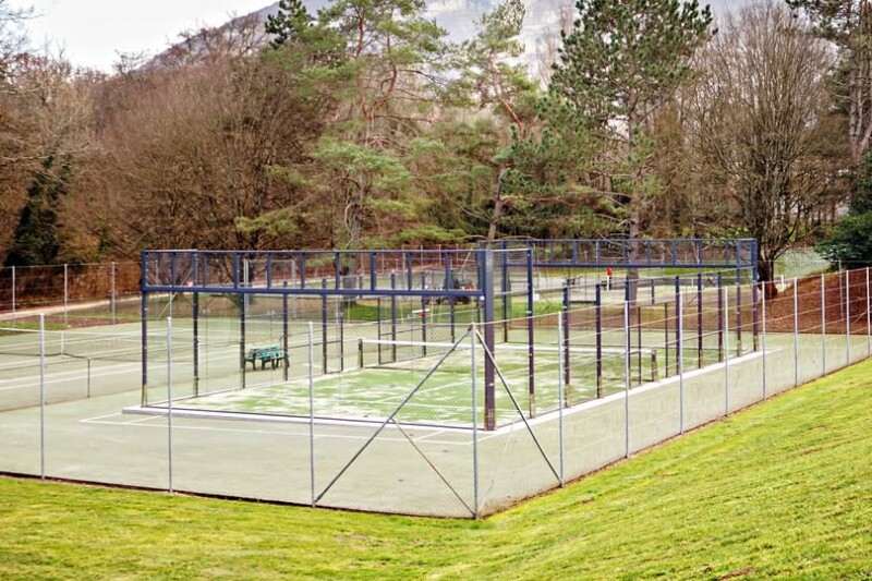 Le terrain de padel. Vessy