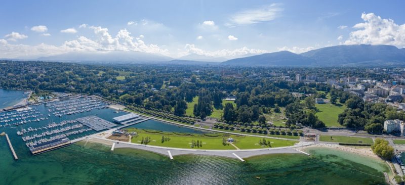 plage eaux vives geneve