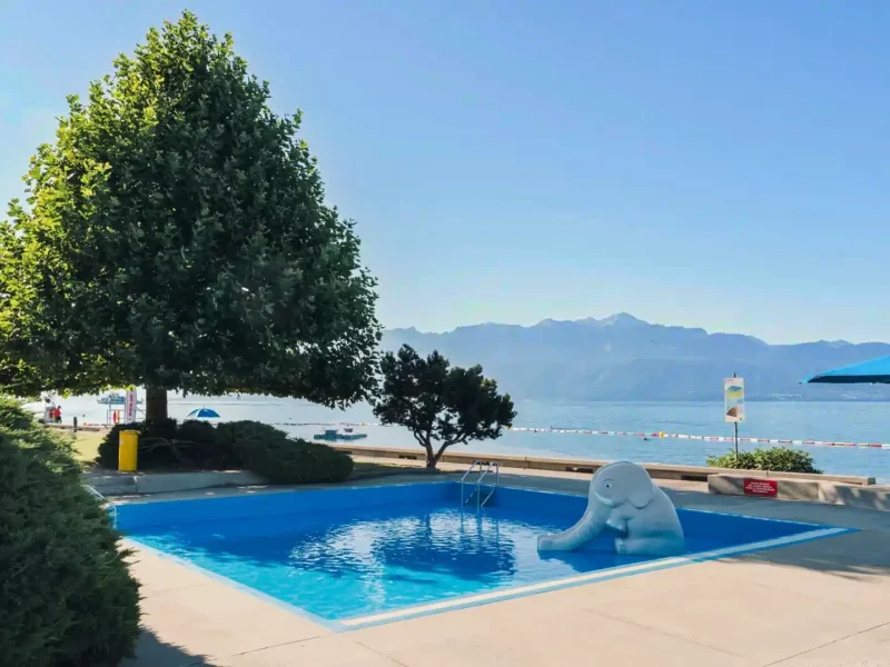 bassins, pisicne de pully-plage