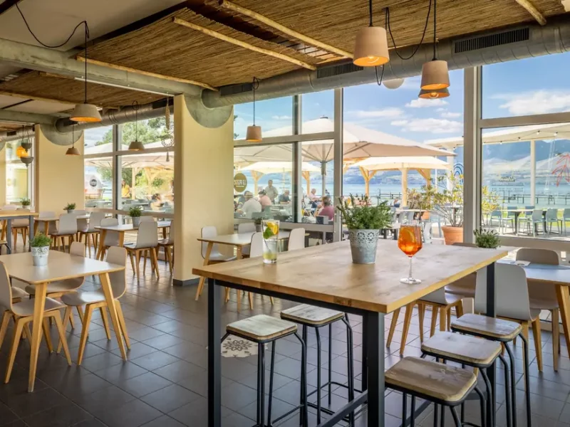 Restaurant de la plage, nouvelle plage, Estavayer-le-lac.