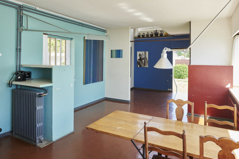 L'intérieur de la maison. Corbusier