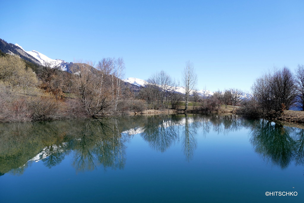 L’étang de Montone à Savièse.