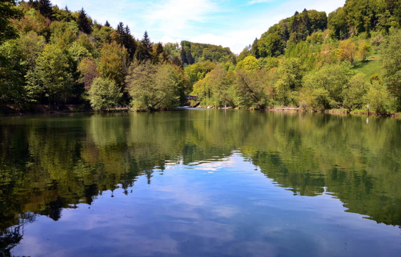 Le lac de la Petite Vaux.