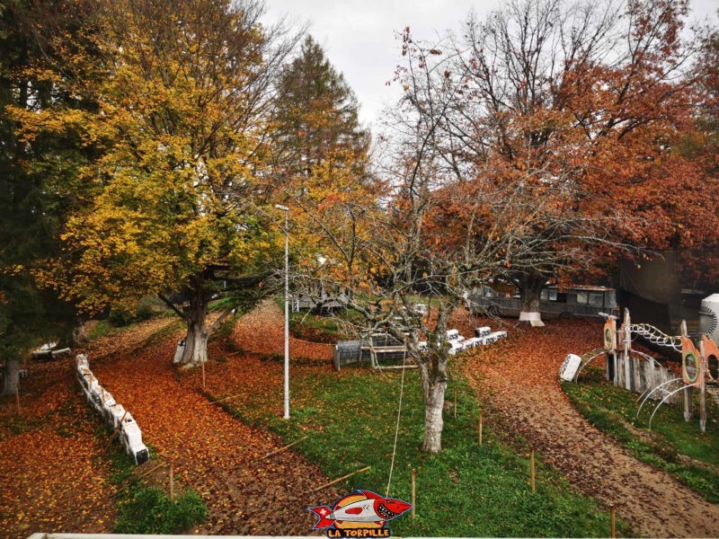 La piste XRON en automne.