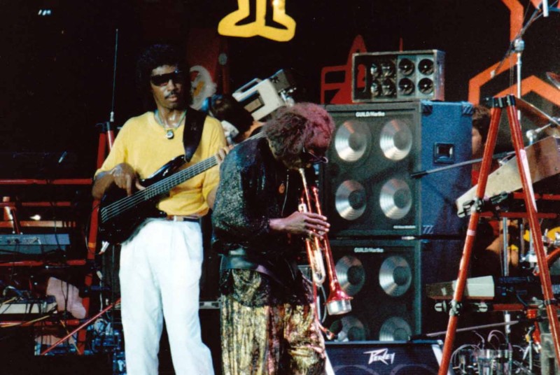 Miles Davis à Montreux en 1986.
