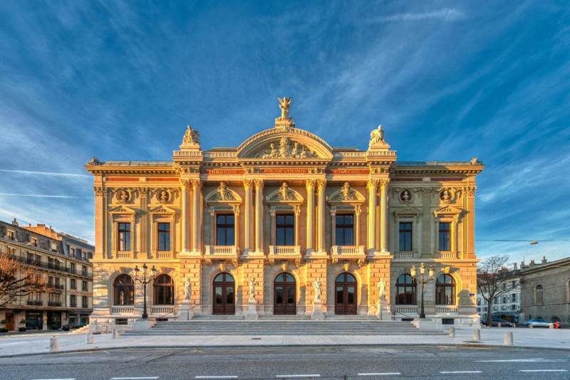Le Grand Théâtre de Genève.