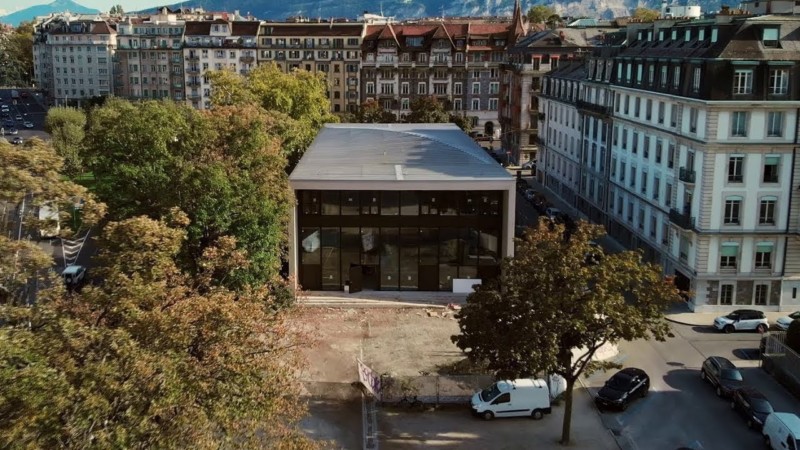Le pavillon ADC au cœur de la ville de Genève