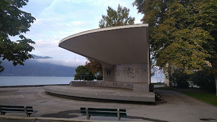 Le théâtre de Vedure au bord du lac Léman.