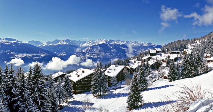 La station de ski d'Anzère dans la commune d'Ayent