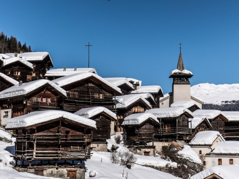 image de Grimentz en hiver