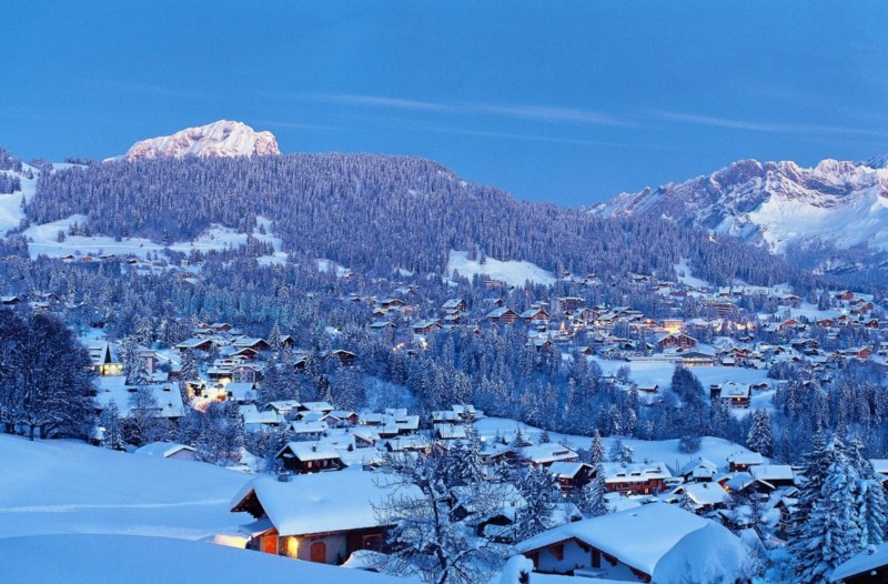 La station de ski de Gryon dans les Alpes vaudoises