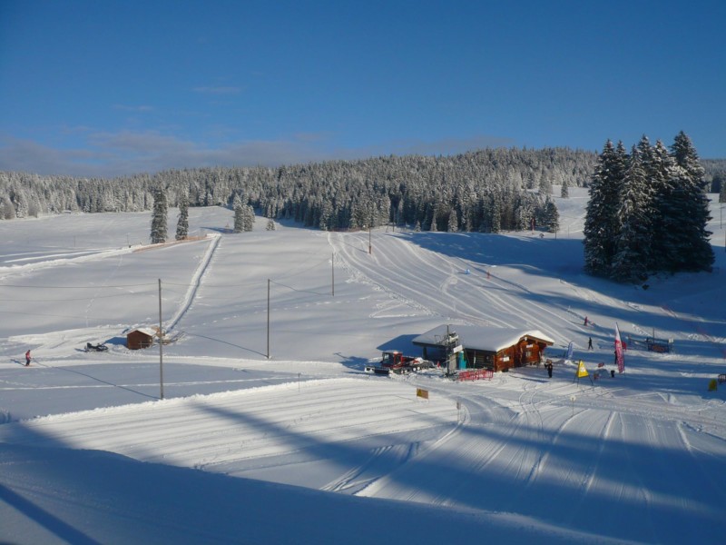 Une vue d'ensemble du domaine skiable de la Trélasse.