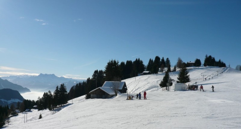Le domaine skiable des Pléiades.