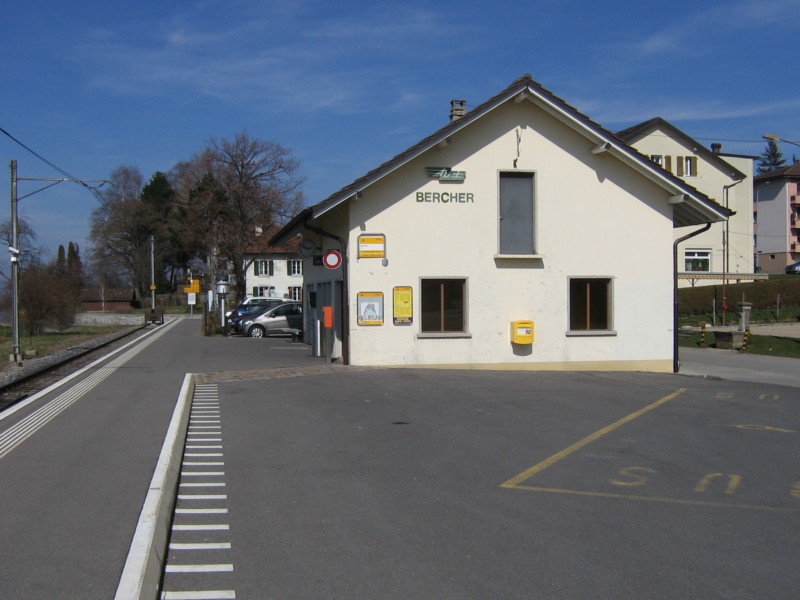 La gare terminus de Bercher