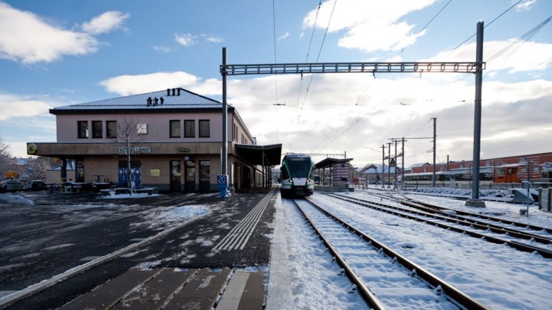 La gare d'Echallens